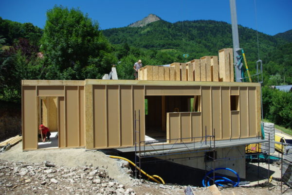 maisons écologique blocs modulaires préfabriquées bois
