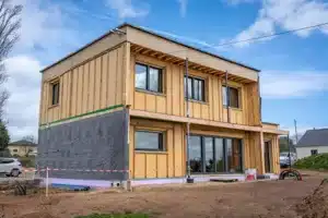 Chantier maison bois la rochelle confort d'été