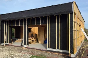 Chantier paille charente maritime pare pluie