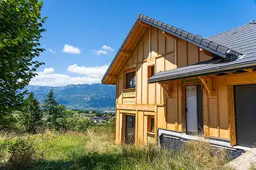 Maison ossature bois en kit construction hors d'eau hors d'air