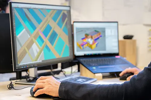 modélisation 3D pour construction de maison bois