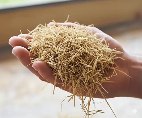 Paille hachée