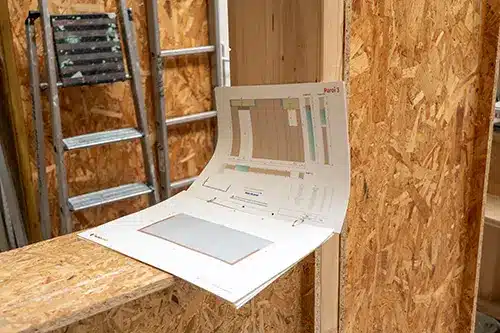 Plans de chantier pour construction facile maison bois