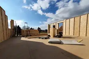 Construction de maison ossature bois blokiwood 76
