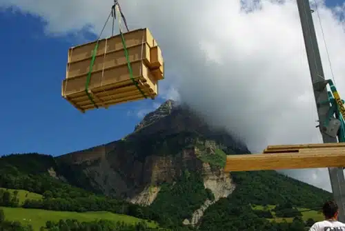 Livraison maison en kit difficile accès