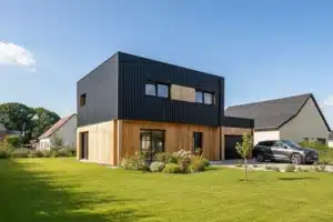 Maison bois contemporaine angouleme maison neuve construction
