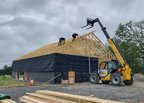 Maison en construction neuve miermaigne Eure et Loir