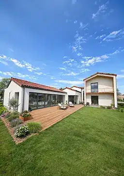 Maison ossature bois contemporaine