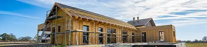Maison bois isolée fibre de bois
