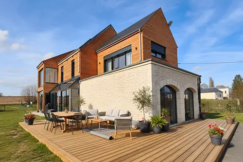 Maison bois pas de Calais
