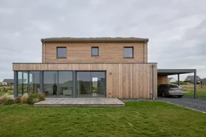 Maison moderne en bois écologique Pas de Calais