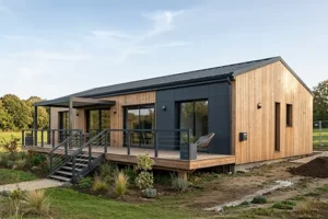 Maison ossature bois contemporaine Pas de Calais