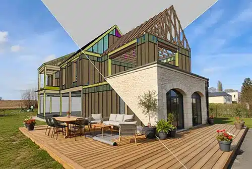 Préfabrication sur mesure maison bois