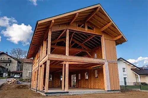maison bois sur mesure clé en main grandes baies vitrées