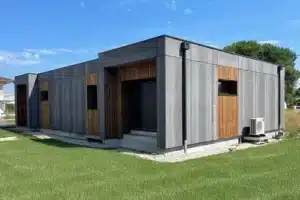 Maison 1 bardage et mistral panels