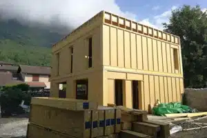 Maison 8 contemporaine carré toit plat
