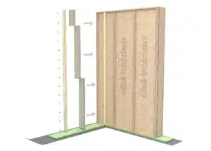 isolation sans ponts thermiques angle maison en kit