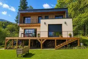 Maison bois Loiret Orléans contemporaine